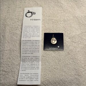 H Stern Silver Pewter “the Boleadora” Pendant